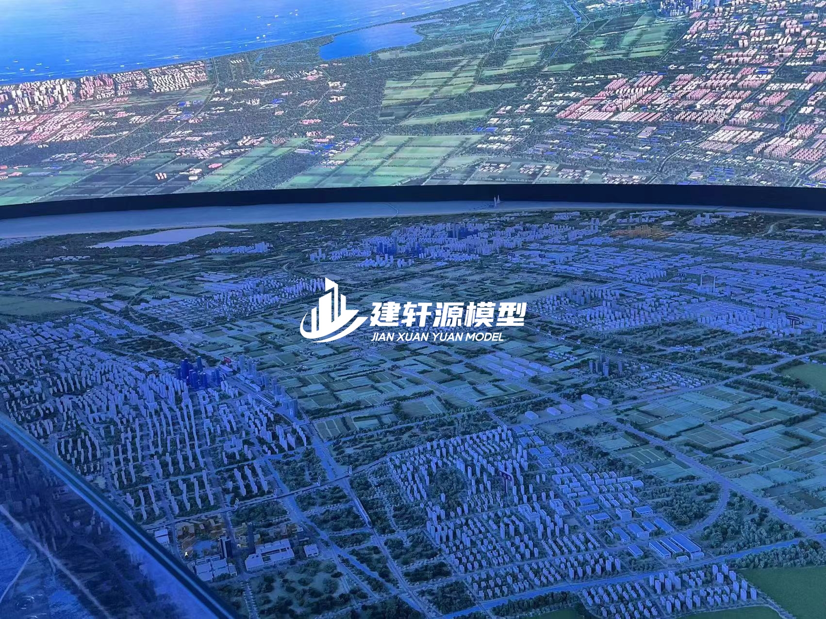 泾川城市规划模型制作